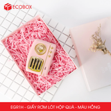  EGR1H - Giấy rơm lót hộp quà - Màu hồng - [50g/ túi] 