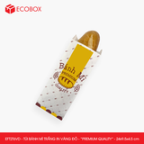  EFT2T6VD - Combo 100 túi bánh mì trắng in vàng đỏ - "Premium quality" - 24x9,5x4,5 cm 