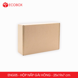  ENG05 - 25x19x7cm - HỘP NẮP GÀI HÔNG 