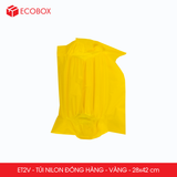  ET2V - Túi/Pack Nilon giao hàng - Vàng - 42x28 cm 