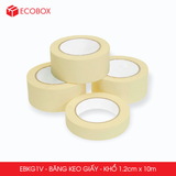  EBKG1V - Băng keo giấy khổ 1.2cm x 10m 
