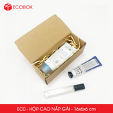  EC0 - 16x6x6 cm - Thùng hộp carton - Hộp cao trơn đóng hàng 