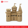  EFK07U - Nhà giấy lắp ráp bằng carton - Mẫu 21 - 21x20x22 cm 