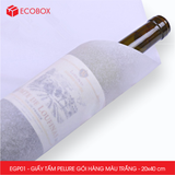  EGP01 - Combo 100 tấm giấy Pelure gói hàng màu trắng - 20x40 cm [100 tờ/pack] 