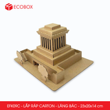  EFK09C - Mô hình lắp ráp bằng carton - Lăng Bác - 23x20x14 cm 