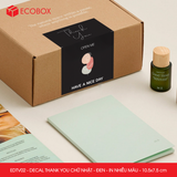  EDTV02 - Combo 50 decal Thank You chữ nhật - Đen - In nhiều màu - 10.5x7.5 cm 