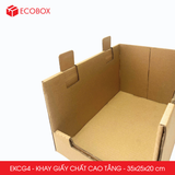  EKCG4 - Khay giấy chất cao tầng - Nâu - 35x25x20 cm 