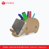  EFK08A - Đựng bút & kệ điện thoại - Con voi - 17x6x10 cm 