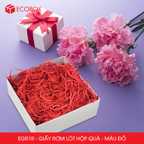  EGR1R - Giấy rơm lót hộp quà - Màu đỏ - [50g/ túi] 