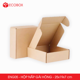  ENG05 - 25x19x7cm - HỘP NẮP GÀI HÔNG 