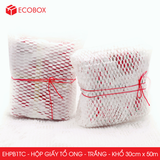  EHPB1TC - 30cm x 50m - Hộp giấy kraft tổ ong - Kraft trắng 