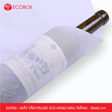  EGP02 - Giấy Pelure gói hàng màu trắng - 20x60 cm [100 tờ/pack] 