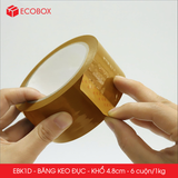 EBK1D - 4.8cmx100yard - Băng keo Đục - Băng dính niêm phong đóng hàng 