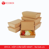  EFH1A - Combo 25 hộp giấy đựng đồ ăn - 18x12x5 cm 