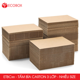  ETBCx - Tấm Bìa Carton - Nhiều size 