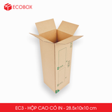  EC3 - 28.5x10x10 cm - Thùng hộp carton - Hộp cao 