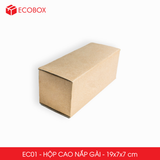  EC01 - 19x7x7 cm - Combo 25 thùng hộp carton - Hộp cao trơn đóng hàng 