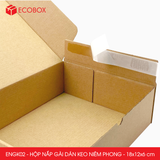  ENGK02 - 18x12x6cm - Combo 20 hộp nắp gài hông keo niêm phong 