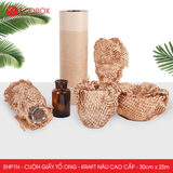  EHP1N - 0.3x25 m - Cuộn Giấy Tổ Ong Nâu Chống Sóc Đóng Hàng 