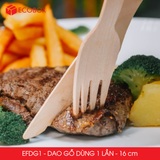  EFDG1 - Combo 100 dao gỗ dùng 1 lần - 16 cm 