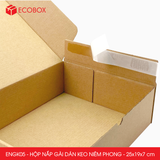  ENGK05 - 25x19x7cm - HỘP NẮP GÀI HÔNG KEO NIÊM PHONG 