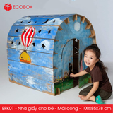  EFK01 - Nhà Giấy Carton Lắp Ráp Cho Bé 