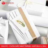  EGH1TC - 50cm x 50m - Cuộn giấy Kraft trắng cao cấp 