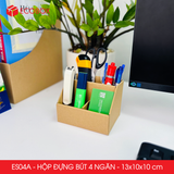  ES04A - HỘP ĐỰNG BÚT ĐA NĂNG 4 NGĂN BẰNG GIẤY CARTON 