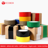 EBK5XD - Băng keo màu - Xanh dương - Khổ 4.8cm - 6 cuộn/ 1kg/ cây 