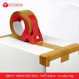  EBK1D - 4.8cmx100yard - Băng keo Đục - Băng dính niêm phong đóng hàng 