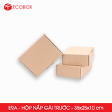  E9A - 35x25x10 cm - Combo 25 Hộp Carton Trơn Nắp Gài 