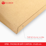  EPB5 - 31x23cm - Combo 20 phong bì giấy carton màu xám 