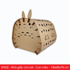  EFK02 - Nhà Giấy Carton Lắp Ghép Cho Bé - Hình Con Mèo 