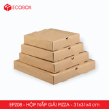  EPZ08 - Hộp nắp gài pizza - 31x31x4 cm 