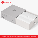  EGP02 - Giấy Pelure gói hàng màu trắng - 20x60 cm [100 tờ/pack] 