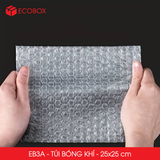  EB3A - 25x25 cm - Combo 25 Túi Bóng Khí - Màng Xốp Hơi 