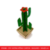  EFK04B - Cây xương rồng carton - Saguaro - 9x9x20 cm 