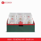  EB3A - 25x25 cm - Combo 25 Túi Bóng Khí - Màng Xốp Hơi 