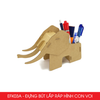  EFK03A - Đựng bút lắp ráp hình con voi bằng giấy carton 