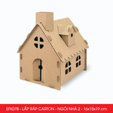  EFK07x - Nhà giấy lắp ráp bằng carton - Nhiều mẫu 