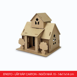  EFK07x - Nhà giấy lắp ráp bằng carton - Nhiều mẫu 