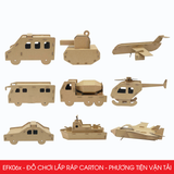  EFK06x - Phương tiện vận tải lắp ráp bằng carton - Nhiều mẫu 
