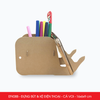  EFK08B - Đựng bút & kệ điện thoại - Cá voi - 16x6x9 cm 