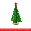  EFK05 - Cây thông Noel lắp ráp bằng carton - 14x14x25 cm 