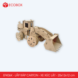  EFK06K - Xe tải chở hàng lắp ráp bằng carton - 25x12x12 cm 