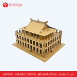  EFK09G - Mô hình lắp ráp bằng carton - Bến Nhà Rồng - 24x20x15 cm 
