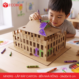  EFK09G - Mô hình lắp ráp bằng carton - Bến Nhà Rồng - 24x20x15 cm 