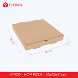  EPZ09 - Combo 20 hộp nắp gài pizza - 33x33x7 cm 