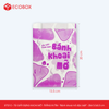  EFT21O - Combo 100 túi giấy đựng khoai mỡ - Trắng - In tím - "Bánh khoai mỡ đặc biệt" - 20x13.5x5.5 cm 