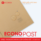  EPBS2 - 21.5x15 cm - Combo 20 phong bì carton 2 lớp chống sốc 
